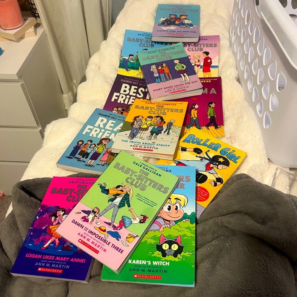 12 kid/teen graphic novels